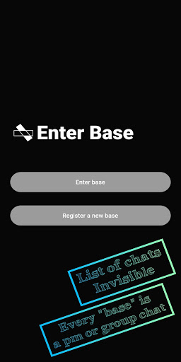 SecretBase - hidden private chat app messages 💬 3 تصوير الشاشة