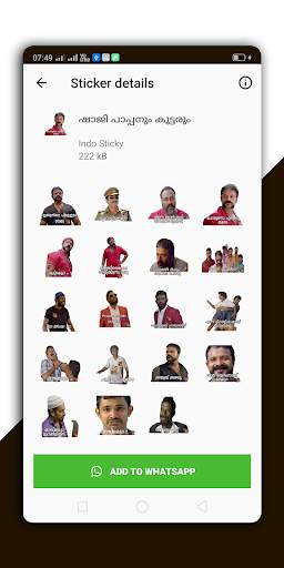 Malayalam WAStickers screenshot 5