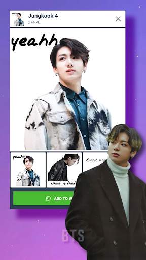 Jungkook BTS Stickers for WA screenshot 3