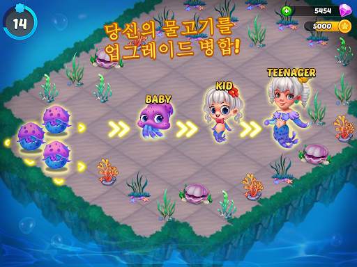Merge Mermaids-magic puzzles screenshot 8