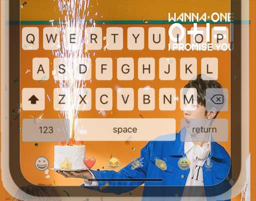 Wanna One Keyboard Theme screenshot 4