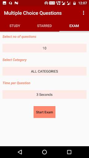 Multiple Choice Questions screenshot 5