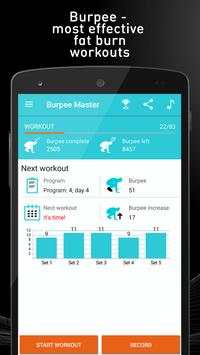 Burpee workout - HIIT & Crossfit challenge screenshot 1