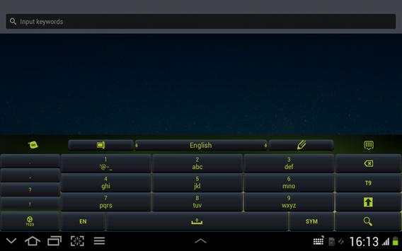 Green Keyboard App Theme screenshot 9