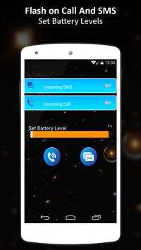 Flash alert on call and SMS: Blinking flashlight screenshot 2