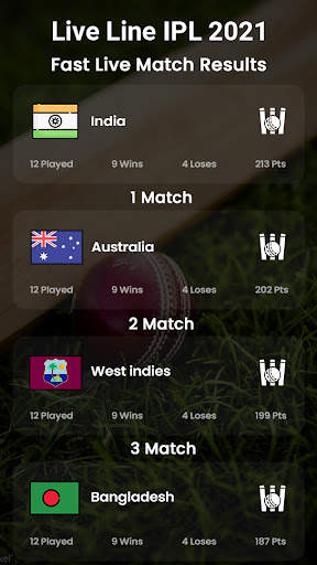 Live  Cricket Scores - Live Line screenshot 3