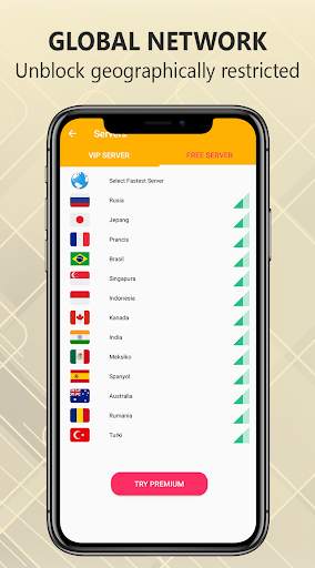 Yellow VPN - Free VPN Browser & Unlimited Proxy screenshot 4