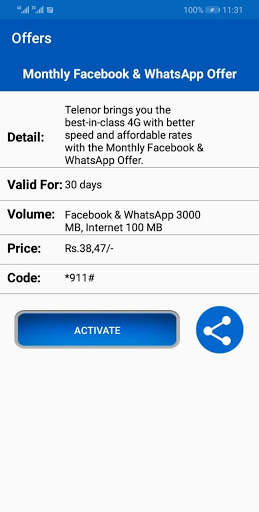 Telenor Packages Free screenshot 3