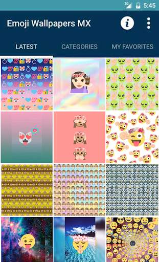 Emoji Wallpapers MX 2 تصوير الشاشة