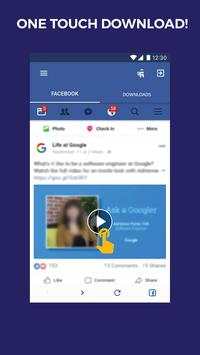 One Touch Facebook Video Downloader screenshot 2