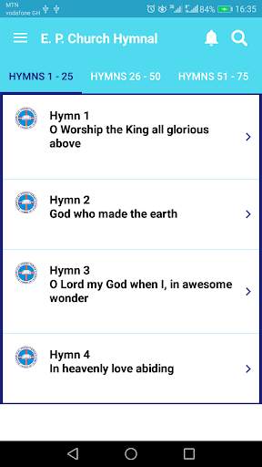 E.P.C English Hymnal screenshot 4