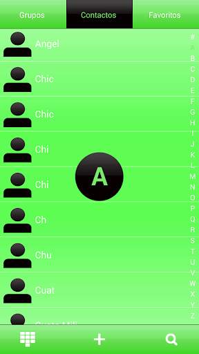 THEME FOR EXDIALER GLASS GREEN screenshot 3