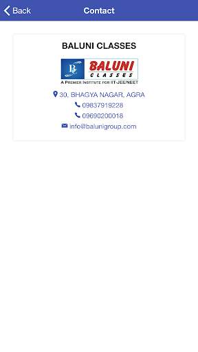 Baluni Classes Agra screenshot 1