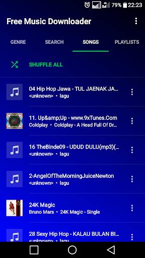 Free music downloader screenshot 3