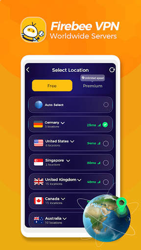 Firebee VPN - Fast Secure VPN screenshot 1