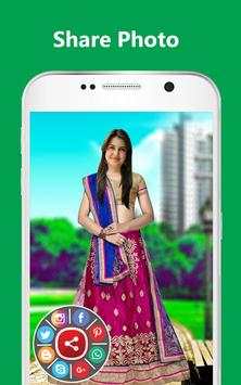 Net Lehenga Choli For Women Photo Montage screenshot 20