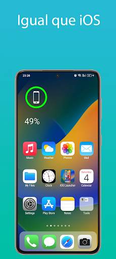 iOS 17 Launcher - Bloqueo Apps screenshot 1