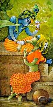 Shree Krishna HD Wallpaper (Background) screenshot 4