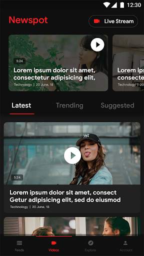 Newspot - Template скриншот 5