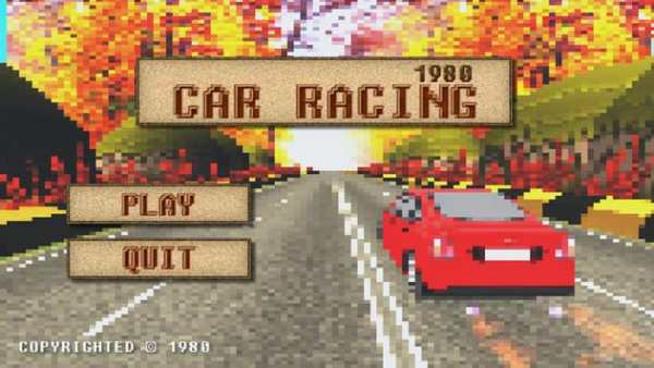 Car Racing 1980 screenshot 1