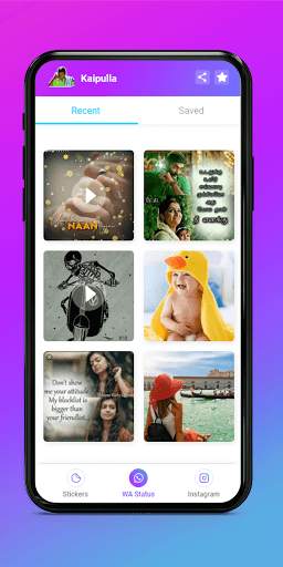 Kaipulla: Tamil Whatsapp Stickers, WAStickers screenshot 6