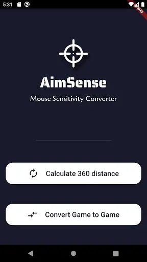 AimSense: Mouse Sensitivity Converter for PC Games screenshot 1