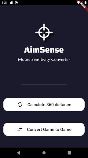 AimSense: Mouse Sensitivity Converter for PC Games screenshot 1