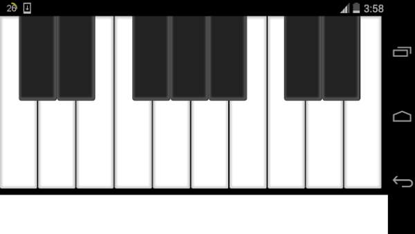 virtual piano game screenshot 1