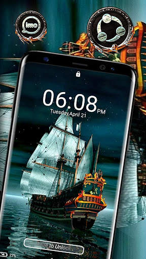 Pirate Ship Launcher Theme screenshot 4