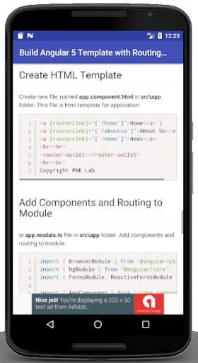 Learn Angular 5 with Real Apps screenshot 8