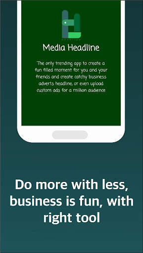 Headline  your #1 Break your own news App screenshot 1