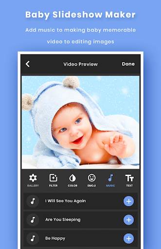 Baby Slideshow Maker With Music screenshot 3