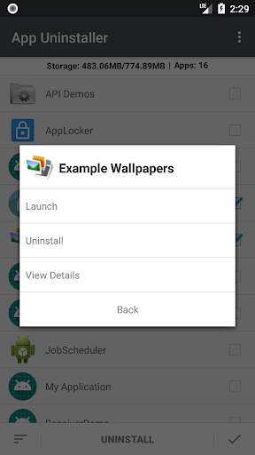 App Uninstaller 2 تصوير الشاشة