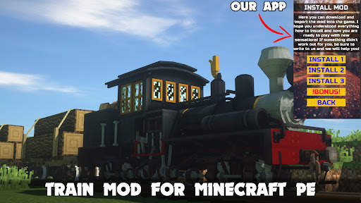Train Vehicles in Minecraft PE screenshot 2