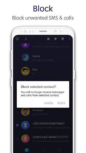 TextU - Private SMS Messenger screenshot 3