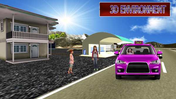 City Taxi Cab Driving 3D screenshot 4