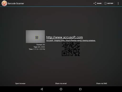 Accusoft Barcode Scanner screenshot 3