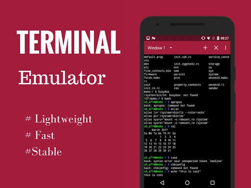 Terminal Emulator Free screenshot 1