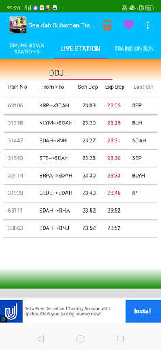 Sealdah Suburban Tracking System screenshot 3