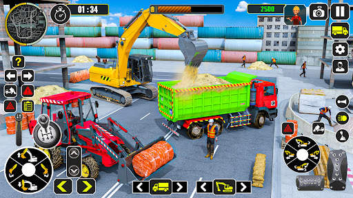 cát máy xúc giả lập trò chơi screenshot 3