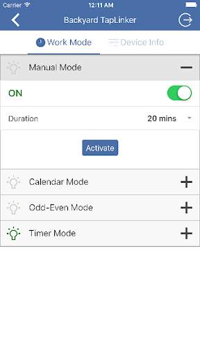 LinkTap screenshot 2