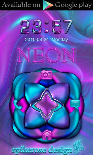 Neon 3D Next Launcher theme screenshot 7