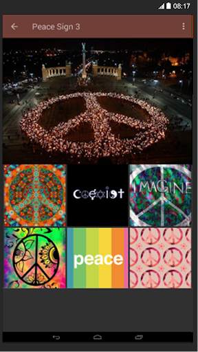 Peace Sign Wallpaper screenshot 3