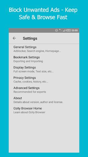 Ozity Browser - Fast, Private & Secure screenshot 4