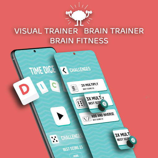Time Dice - Brain Fitness | Visual Trainer IQ Test 1 تصوير الشاشة