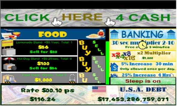 Cash Clicker screenshot 1