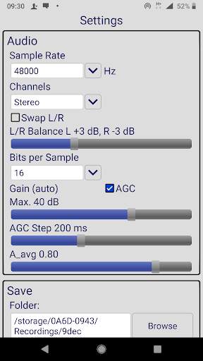 Sound Recorder PCM screenshot 2