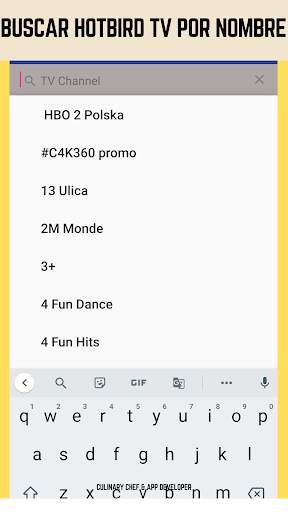 Canales de TV y RADIO HotBird  screenshot 5