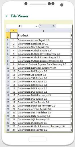 Excel File Reader 2021 - Xlsx file Viewer screenshot 1