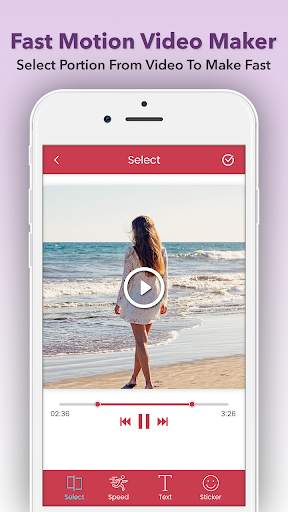 Fast Motion Video Maker screenshot 1